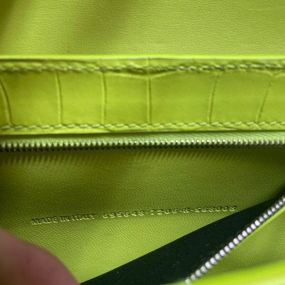 Balenciaga. Xx Medium Flap Bag Crocodile Embossed shoulder bag - Picture 8 of 9